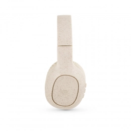 FEYNMAN. Foldable wireless headphones with 4-hour battery life in wheat straw and ABS