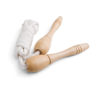 
                                            JUMPI. Skipping rope with wooden handles
                                            
