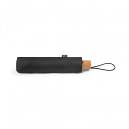 RIVER. Telescopic umbrella in 190T recycled polyester (100% rPET) pongee with automatic opening and closing