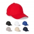 NATHAN. 100% brushed cotton cap (260 g/m²) with 6 panels