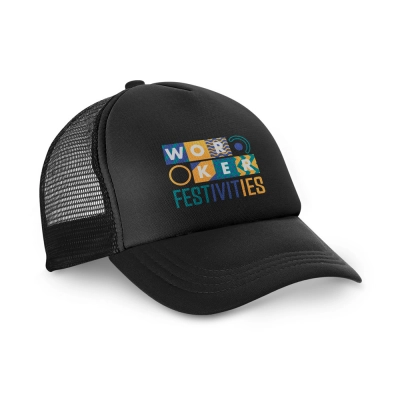 
                                                NICOLA BK. Polyester and mesh cap (150 g/m²)
                                                