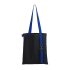 Шоппер Superbag black с ремувкой 4sb (чёрный с синим)