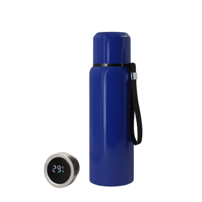 
                                                Thermos S-travel New with Temperature Sensor 600 ml (Blue)
                                                