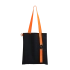 Шоппер Superbag black (чёрный с оранжевым)