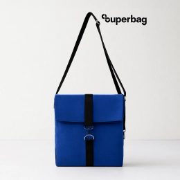 Shopper Bag Superbag Companion (blue with black)