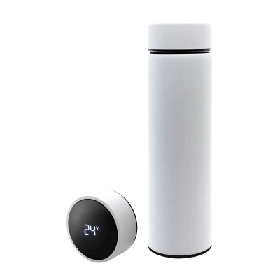 
                                            Термос Reactor софт-тач с датчиком температуры (белый)
                                            