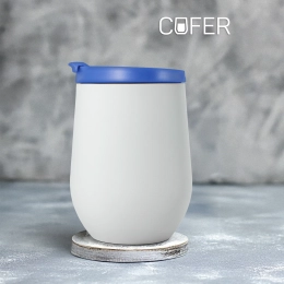 Set NEO DUO: Soft-touch NEO CO12s coffer with an additional lid (white with blue)