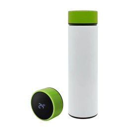 Thermos Reactor Duo White with Temperature Sensor (White with Lime Green)