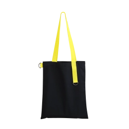 Shopper Superbag Black (Black with Yellow)