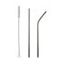 Набор многоразовых трубочек Оnlycofer white (стальной) Набор многоразовых трубочек Оnlycofer white (стальной)