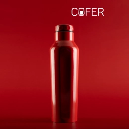 Thermal Bottle for Beverages E-shape (Red)