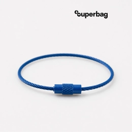 Тросик-кольцо Ring для обвеса, 15см (синий)
