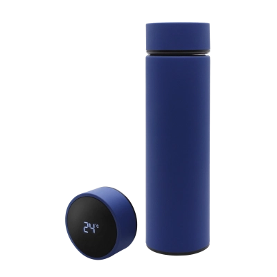 
                                            Термос Reactor софт-тач с датчиком температуры (синий)
                                            