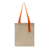Шоппер Superbag Light, с внутренним креплением-полукольцо (неокрашенный с оранжевым)