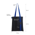Shopper Superbag Black (Black with Blue)