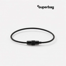 Тросик-кольцо Ring для обвеса, 15см (черный)