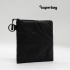 Органайзер для мелочей Superbag Bubble, стёганый, на молнии, с креплением на кольцо-карабин (черный)