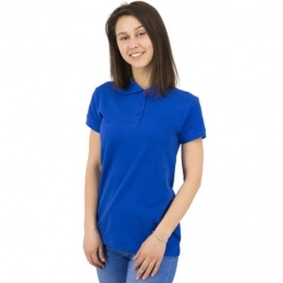 Rock Lady Women's Polo Shirt (Blue, XL)