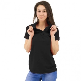 Women's Rock Lady Polo Shirt (Black, S)