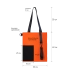 Shopper Superbag Color (orange with black)