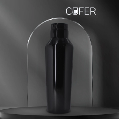 
                                                Thermal Bottle for Beverages E-shape (Black)
                                                
