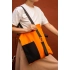 Shopper Superbag Color (orange with black)