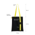 Шоппер Superbag black (чёрный с жёлтым)