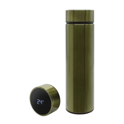 
                                            Термос Reactor металлик с датчиком температуры (хаки)
                                            