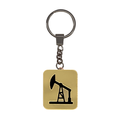 
                                                Брелок Нефтяная вышка (золотой с черным)
                                                