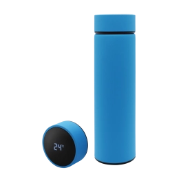 Thermos Reactor Soft-Touch with Temperature Sensor (Blue)