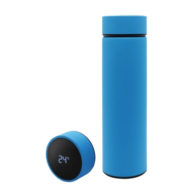 
                                            Термос Reactor софт-тач с датчиком температуры (голубой)
                                            