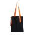 Шоппер Superbag black с ремувкой 4sb (чёрный с оранжевым)