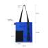 Шоппер Superbag Color (синий с чёрным)