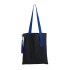 Шоппер Superbag black с ремувкой 4sb (чёрный с синим)