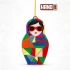 Christmas Tree Ornament Matryoshka with Mosaic (Multicolored)