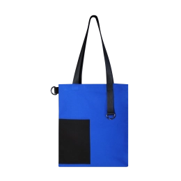 Шоппер Superbag Color (синий с чёрным)