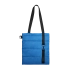 Шоппер Superbag Bubble, стёганый, без застёжки (голубой с черным)