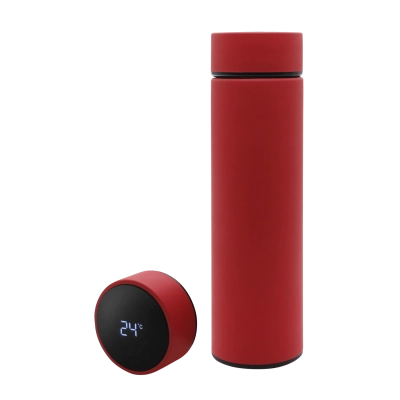 
                                            Термос Reactor софт-тач с датчиком температуры (красный)
                                            