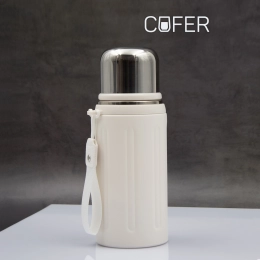 Термос Groove (слоновая кость)