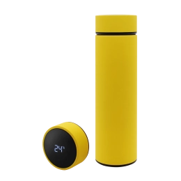Thermos Reactor Soft-Touch with Temperature Sensor (Yellow)