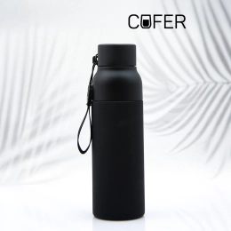 Термобутылка Button Black (черный)