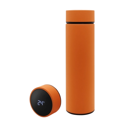 
                                            Термос Reactor софт-тач с датчиком температуры (оранжевый)
                                            