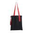 Шоппер Superbag black с ремувкой 4sb (чёрный с красным)