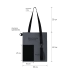 Shopper Superbag Color (dark gray with black)