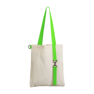 
                                            Shopper Superbag with 4sb removable strap (uncolored with light green)
                                            