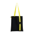 Шоппер Superbag black с ремувкой 4sb (чёрный с жёлтым)