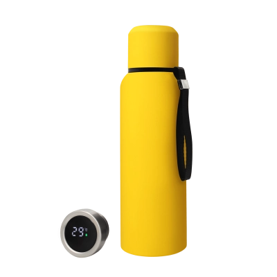 
                                                Thermos S-travel New Soft-Touch with Temperature Sensor 750 ml (Yellow)
                                                