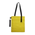 Шоппер Superbag Bubble, стёганый, без застёжки (желтый с черным)