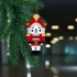 Christmas Ornament Nutcracker (White with Red)