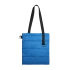 Шоппер Superbag Bubble, стёганый, без застёжки (голубой с черным)